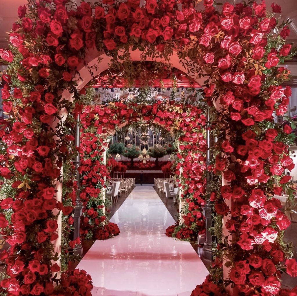 A Regal Grande Red Wedding Reception Decor I Do Ghana